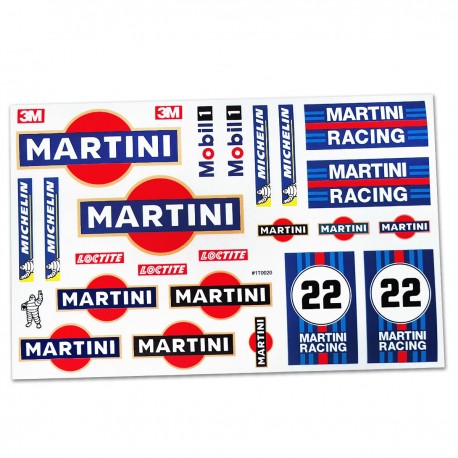 Adesivo Recortado Bolha Martini Racing