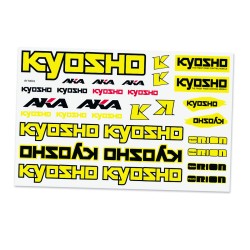 Adesivo Recortado Bolha Kyosho Yellow