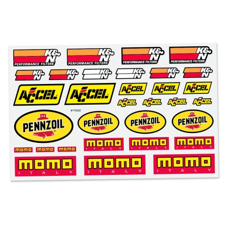 Adesivo Recortado K&n / Accel / Pennzoil / Momo