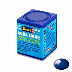 Tinta Acrílica Azul Ultramarino Brilhante - Revell Aqua Color 18ml