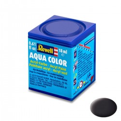 Tinta Acrílica Preto Mate - Revell Aqua Color 18ml