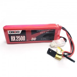 Bateria Lipo 2500mAh 2s 7.4V 3c - Onbo