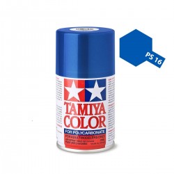 TAM-86016 - Tinta Spray Bolha Tamiya PS-16 - Azul Escuro Metálico